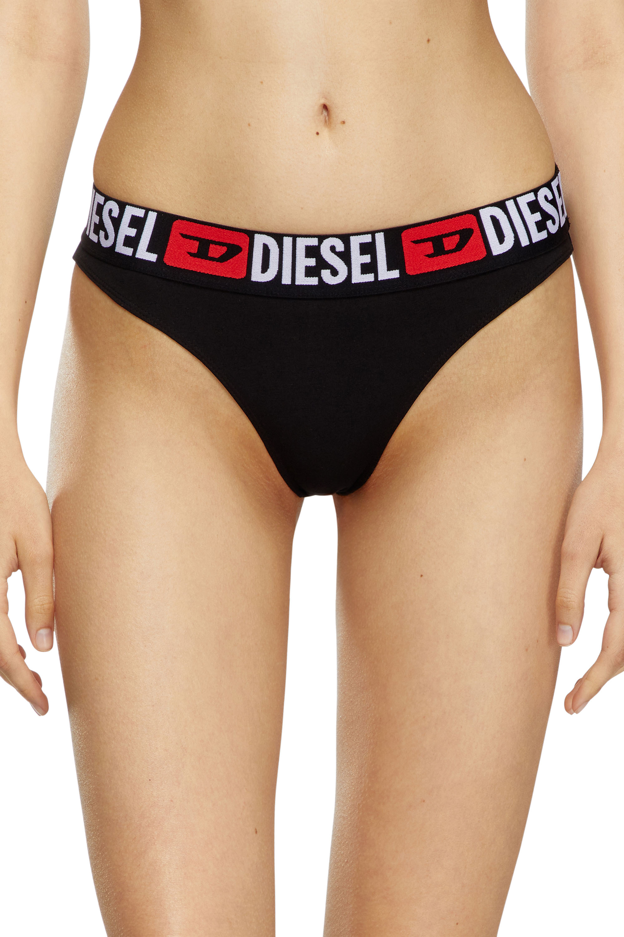 Diesel - UFPN-PANTIES-TD-THREEPACK, Black/Grey - Image 2