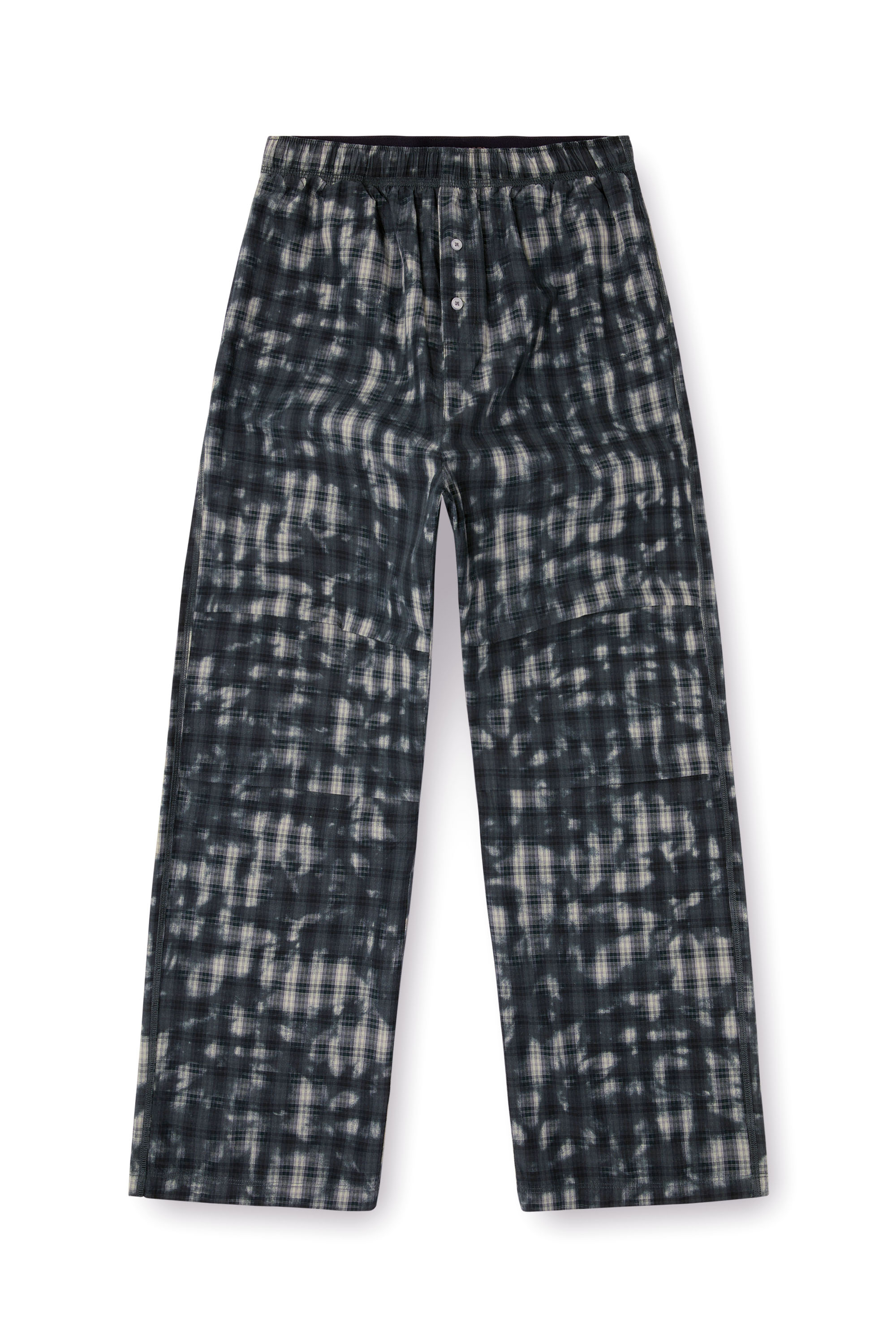 Diesel - VINCE-UTLT, Unisex's Pyjama bottoms with check print in Dark Green - 3