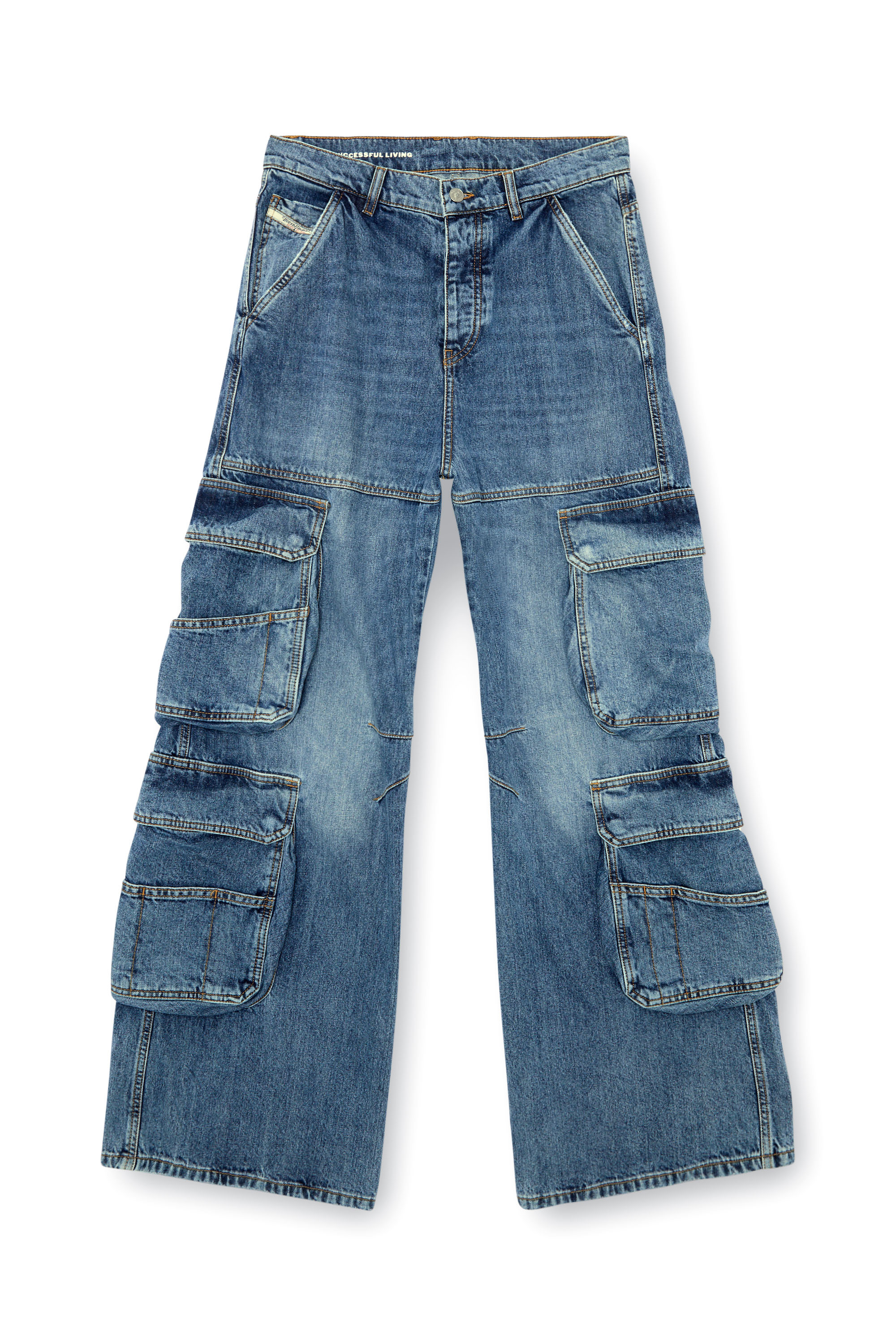 Relaxed Jeans 1996 D-Sire 0NLAX, Medium blue Diesel - Woman's Relaxed Jeans 1996 D-Sire 0NLAX, Medium blue - 2
