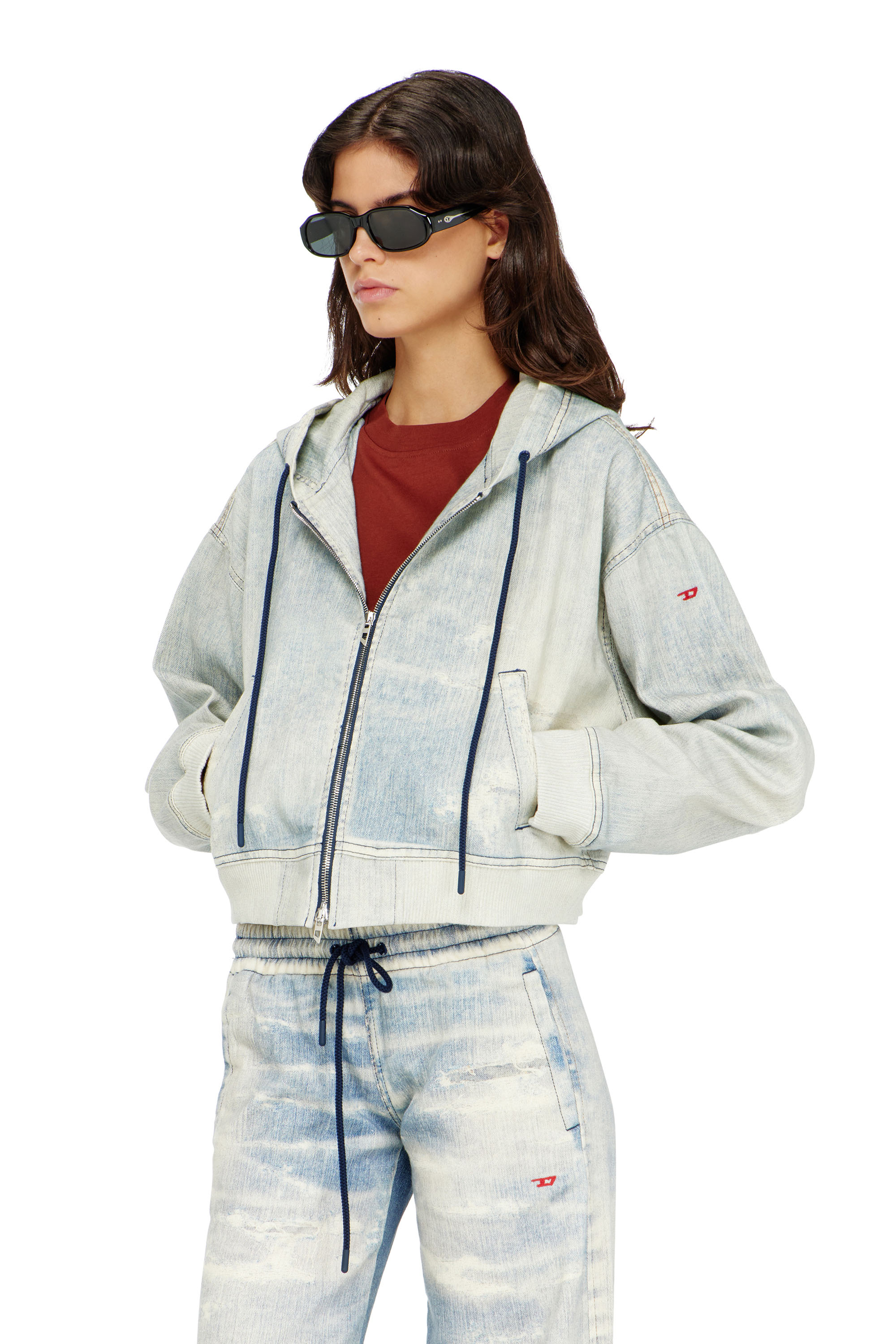 DE-GIRI-CROP JOGG, Light Blue
