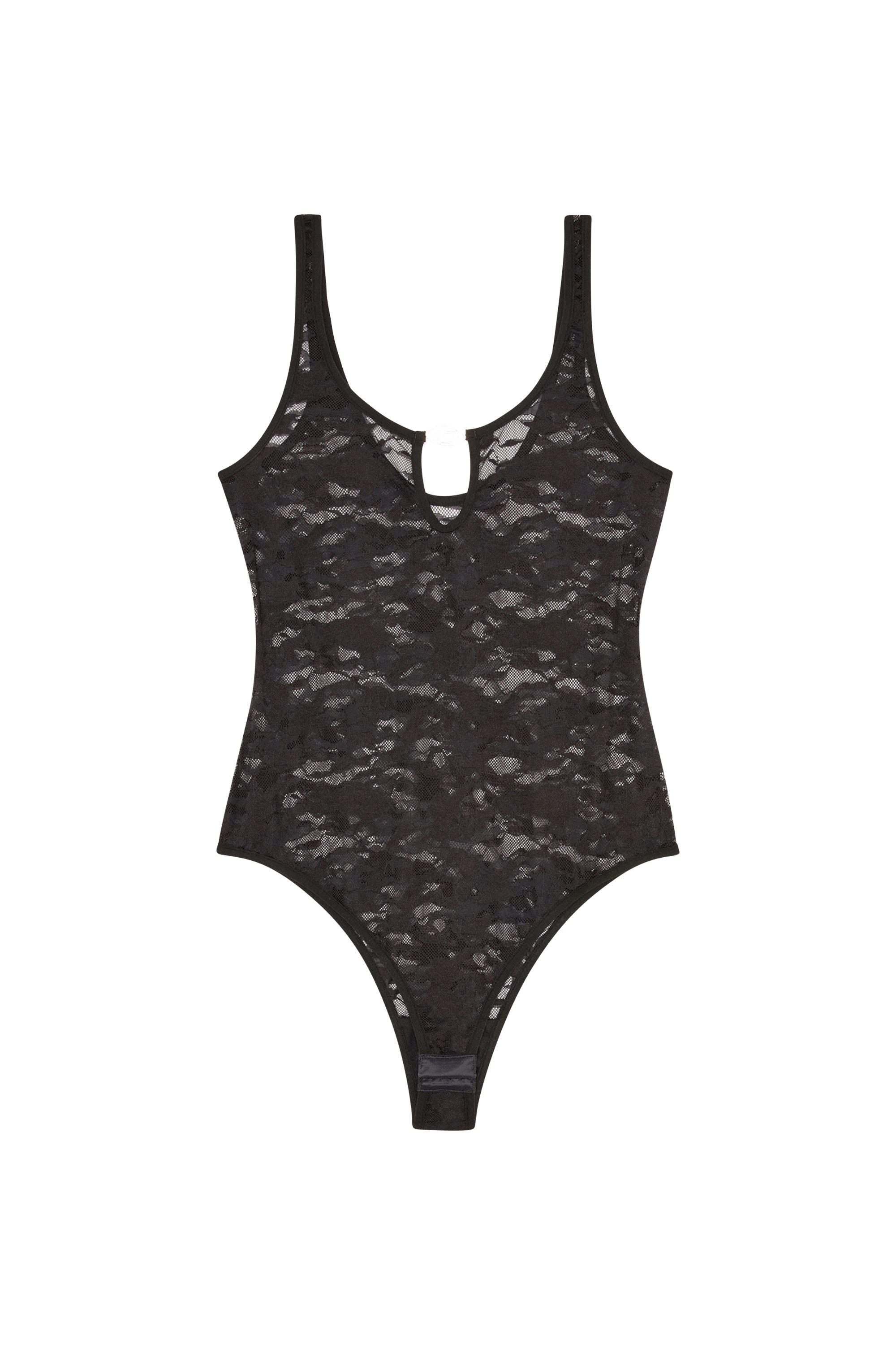 Diesel - UFBY-D-OVAL-LACE-BODYSUIT, Black - Image 4