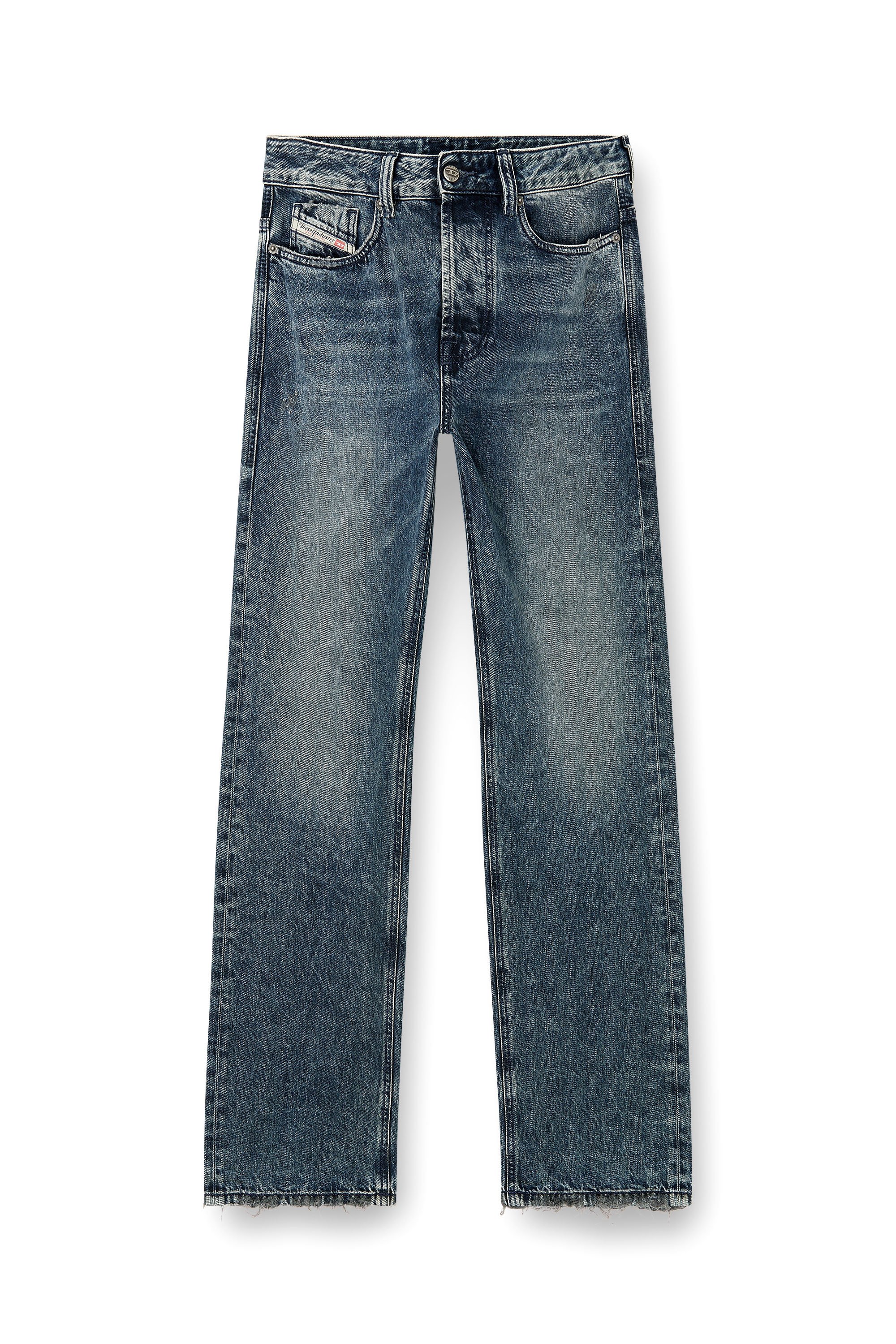 Diesel - Man's Relaxed Jeans 1980 D-Eeper 09N68, Dark Blue - 3