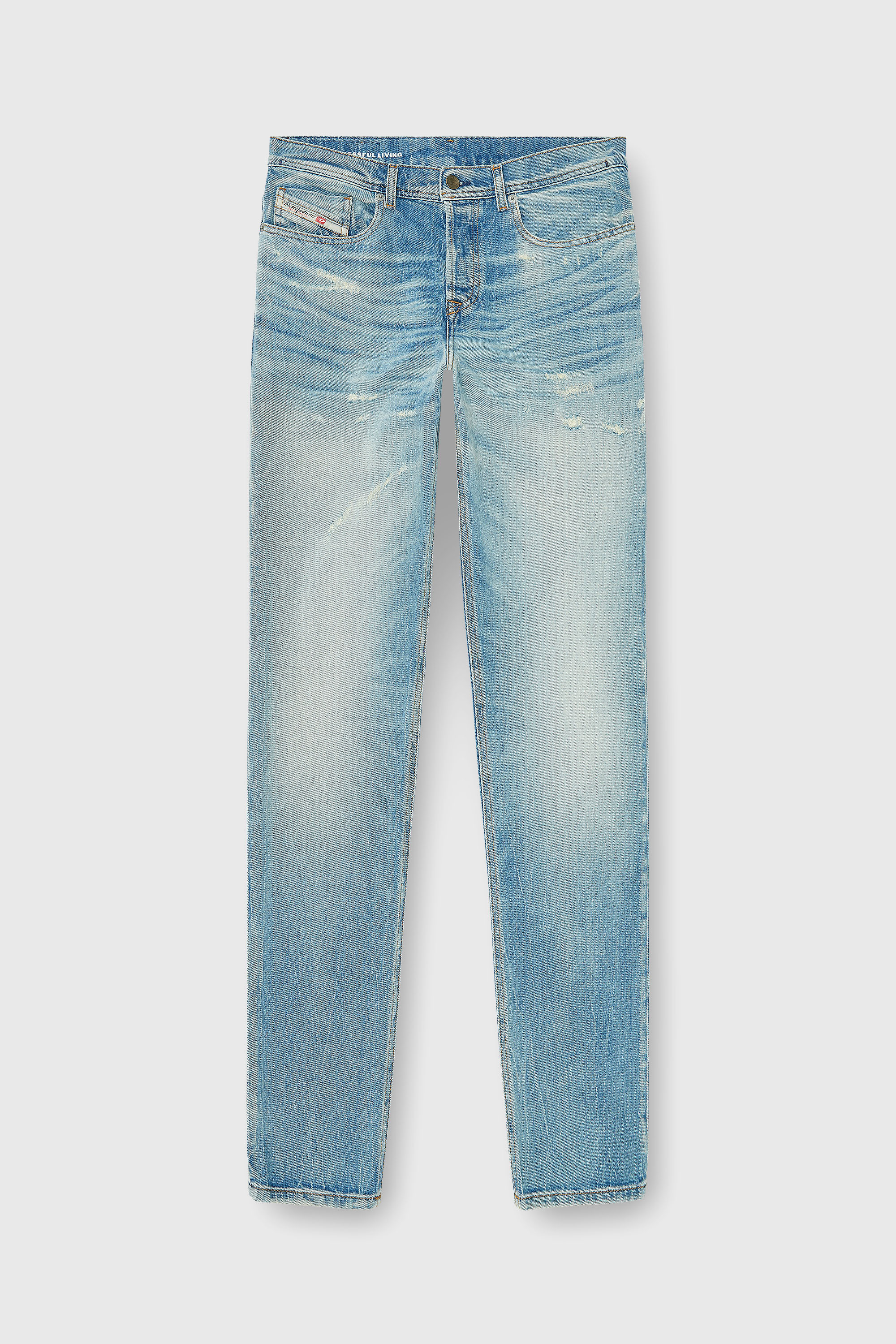 Diesel - Man's Regular Jeans 2023 D-Finitive 09P33, Light Blue - 6