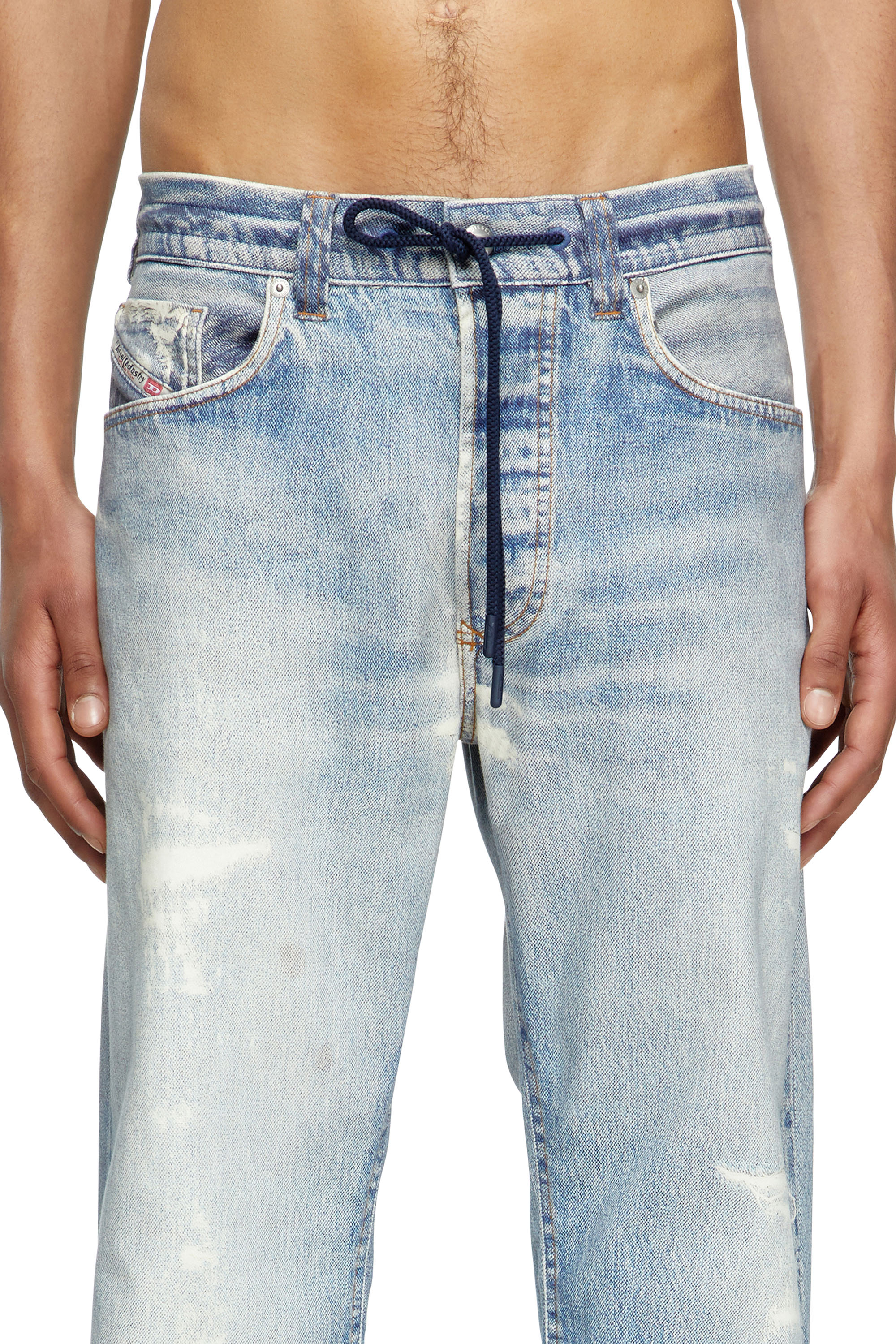 Diesel - Man's Relaxed 2080 D-Reel Joggjeans® 068RX, Light Blue - 5