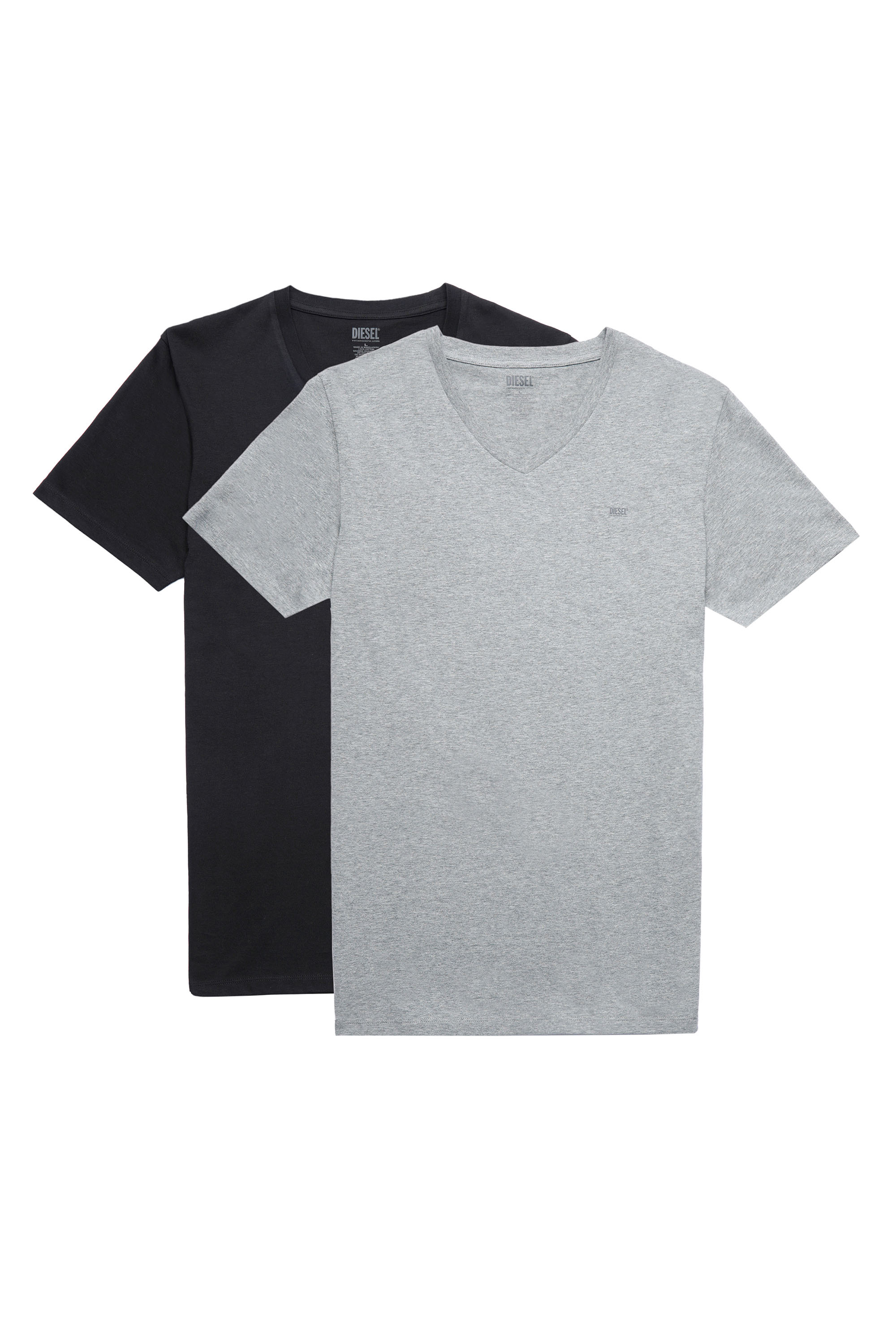 Diesel - UMTEE-MICHAEL-TUBE-TWOPACK, Black/Grey - Image 1