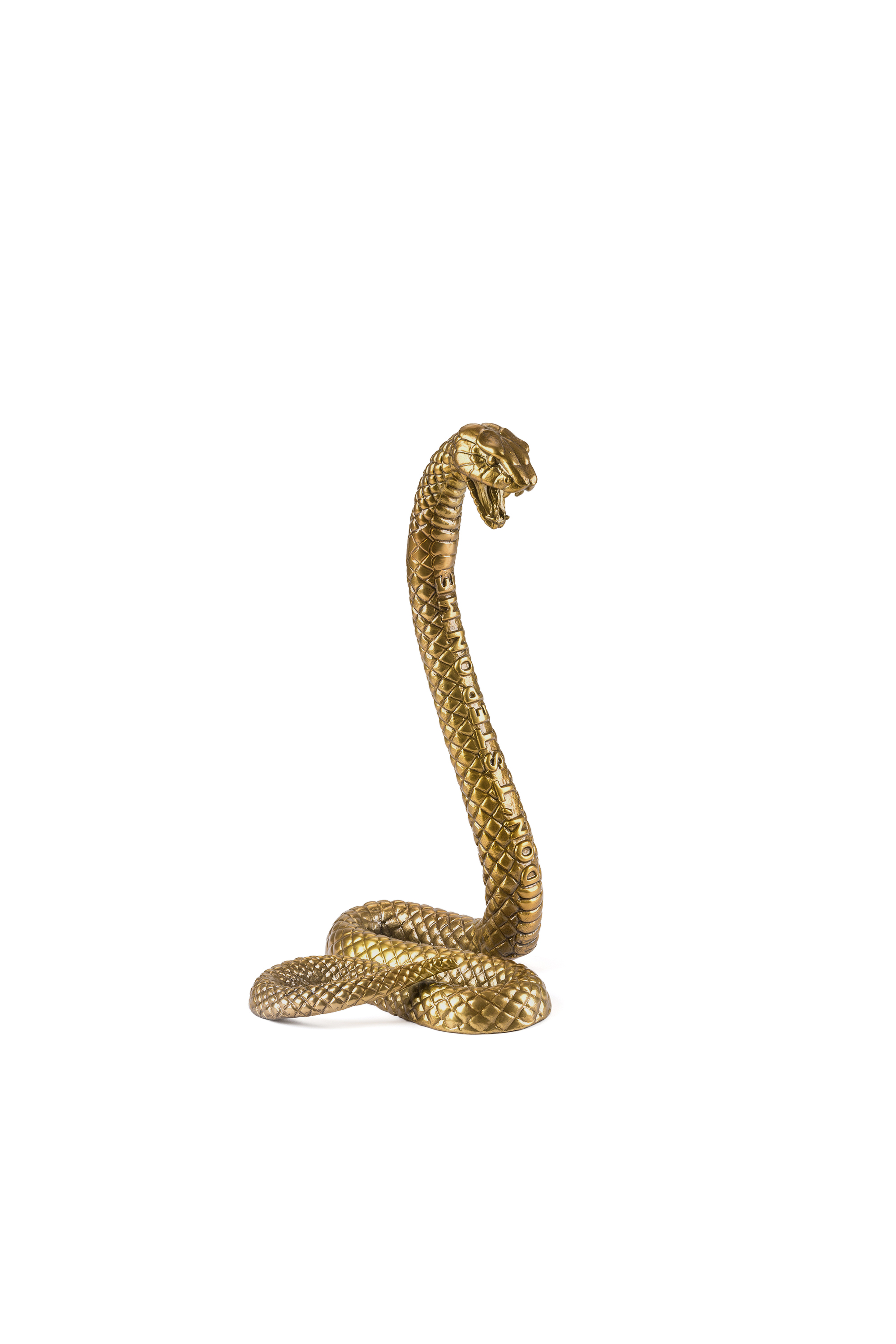 Diesel - 10893 Wunderkammer, Unisex's "Don't Step On Me" Wunderkammer Snake in Gold - 2