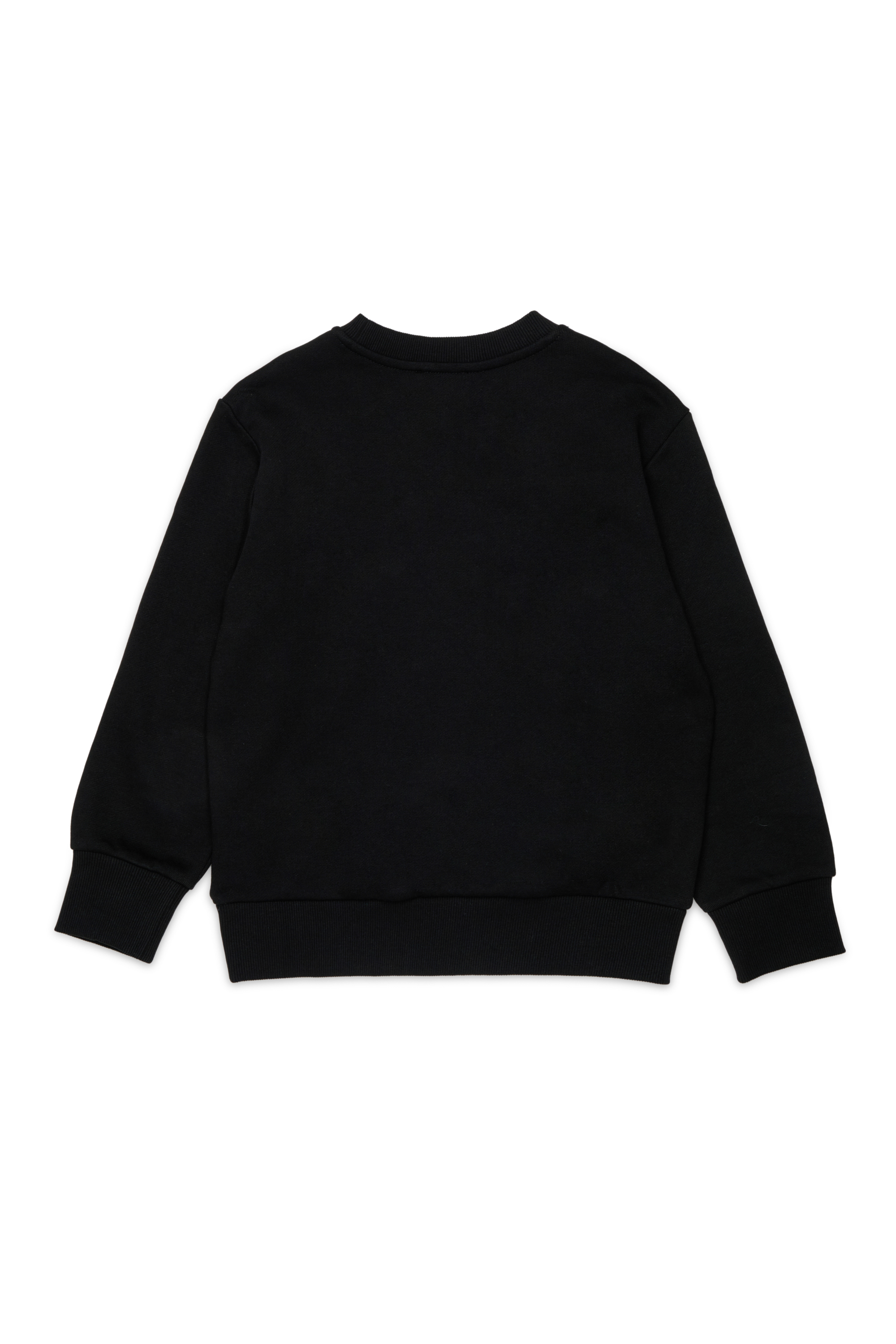 Diesel - SCIRCLE OVER, Man's Sweatshirt with logo print in Black - 2