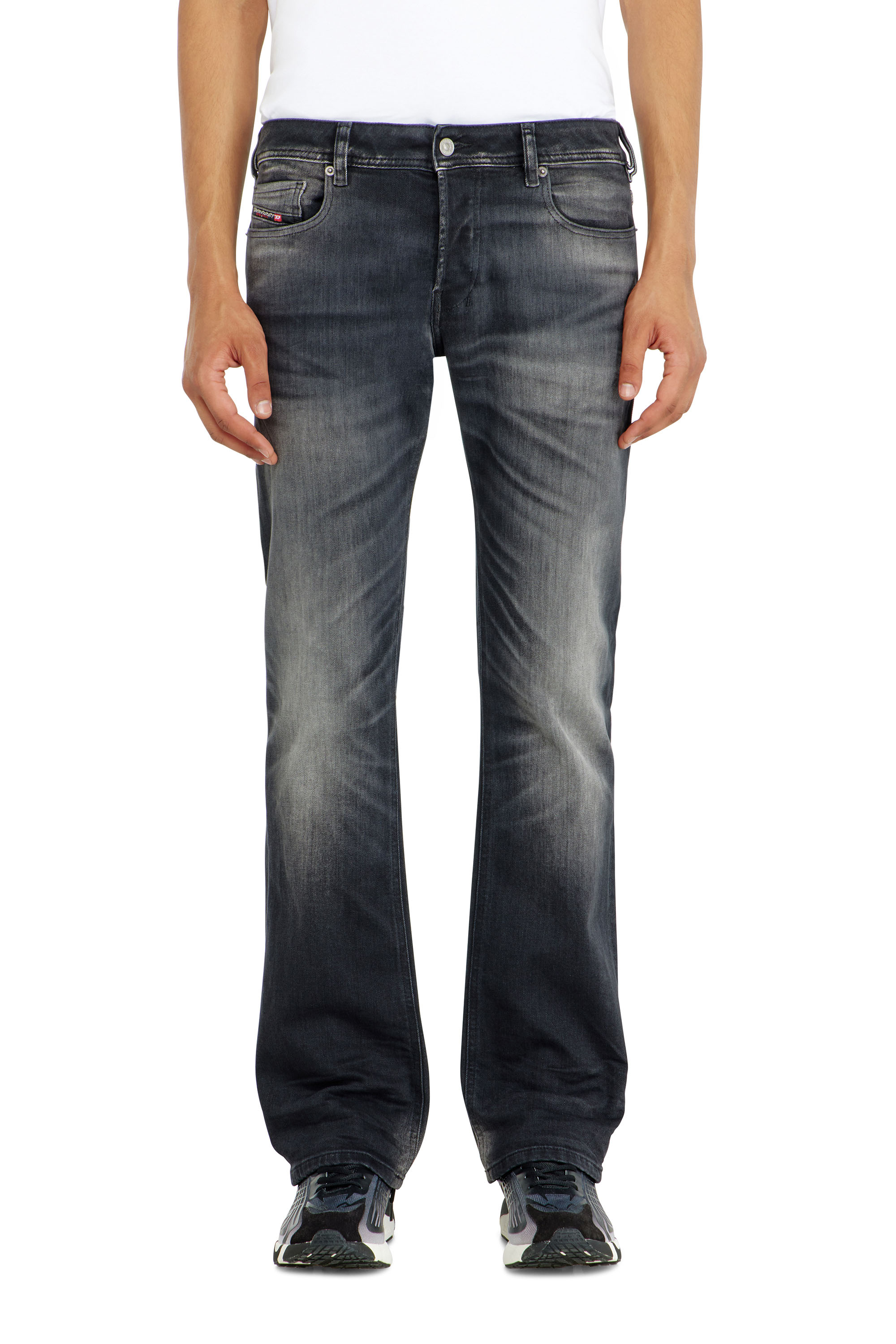 Diesel - Man's Bootcut Jeans 2007 Zatiny 09P38, Black/Dark grey - 4