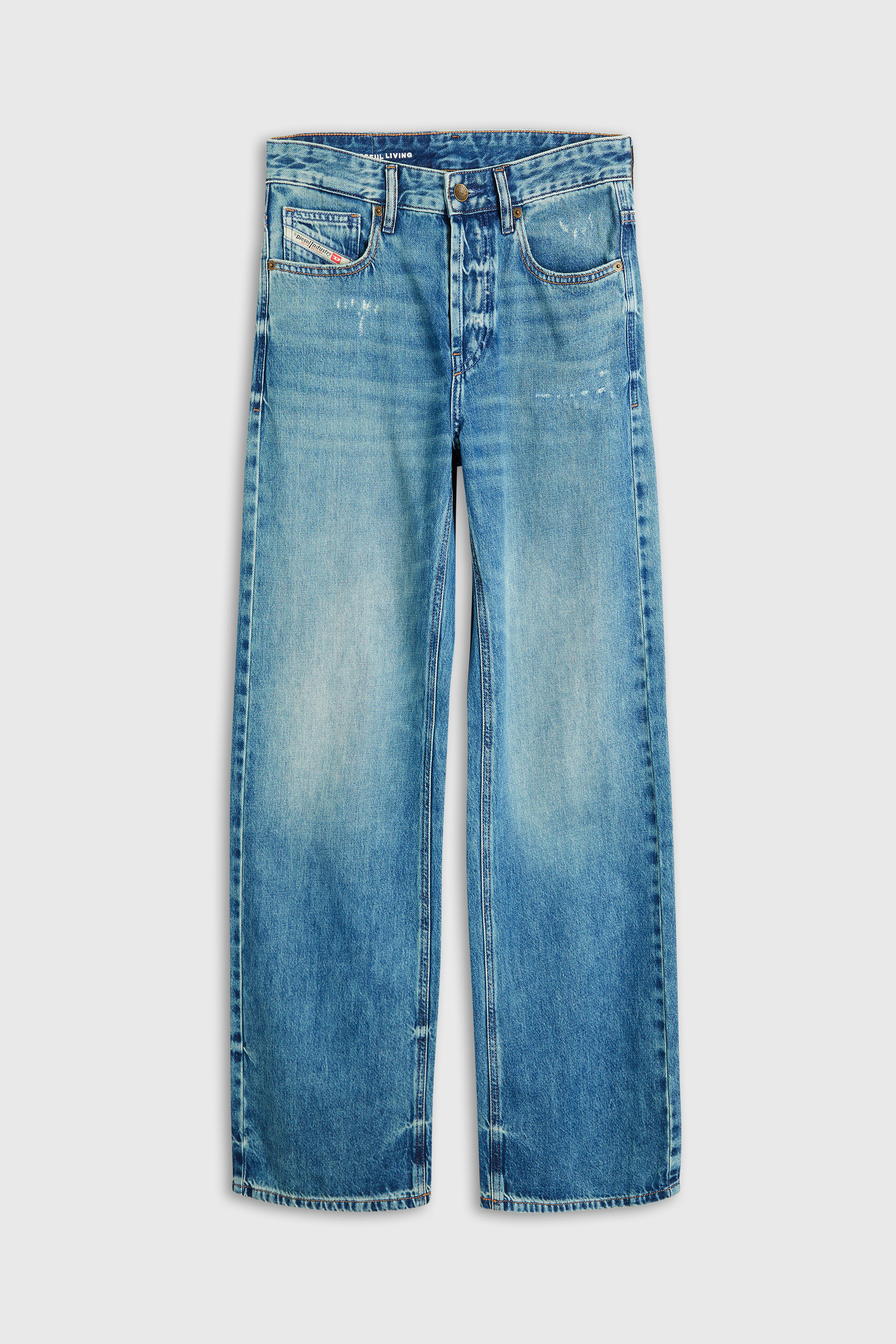 Diesel - Woman's Relaxed Jeans 1990 D-Waigee 0TJDI, Medium blue - 6