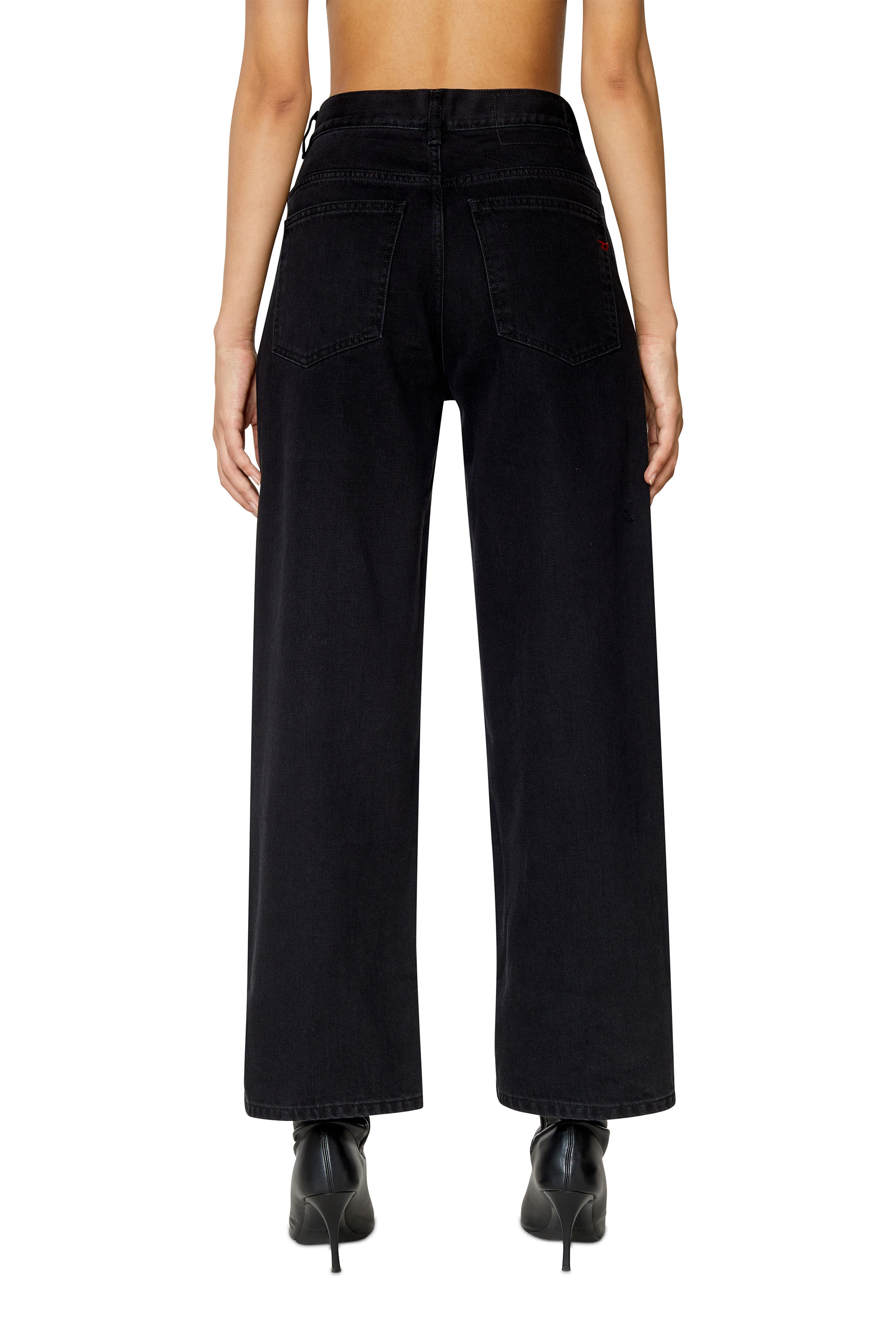 Diesel - Bootcut and Flare Jeans 2000 Widee Z09RL, Black/Dark grey - Image 2