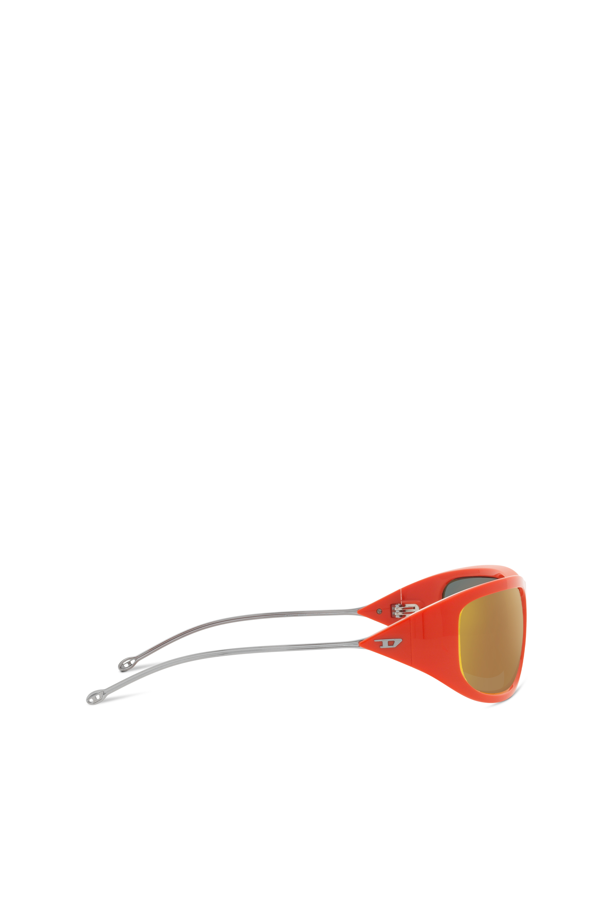 Diesel - 0DL3001, Unisex's Wraparound style sunglasses in Orange - 4