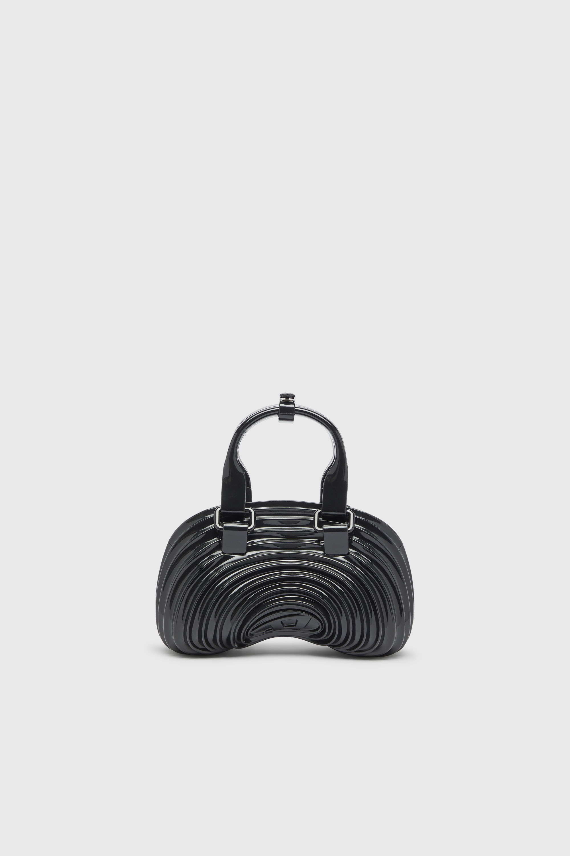 Diesel - MELISSA QUANTUM DOME, Woman's Quantum Dome - Handbag in Melflex&reg; in Black - 3
