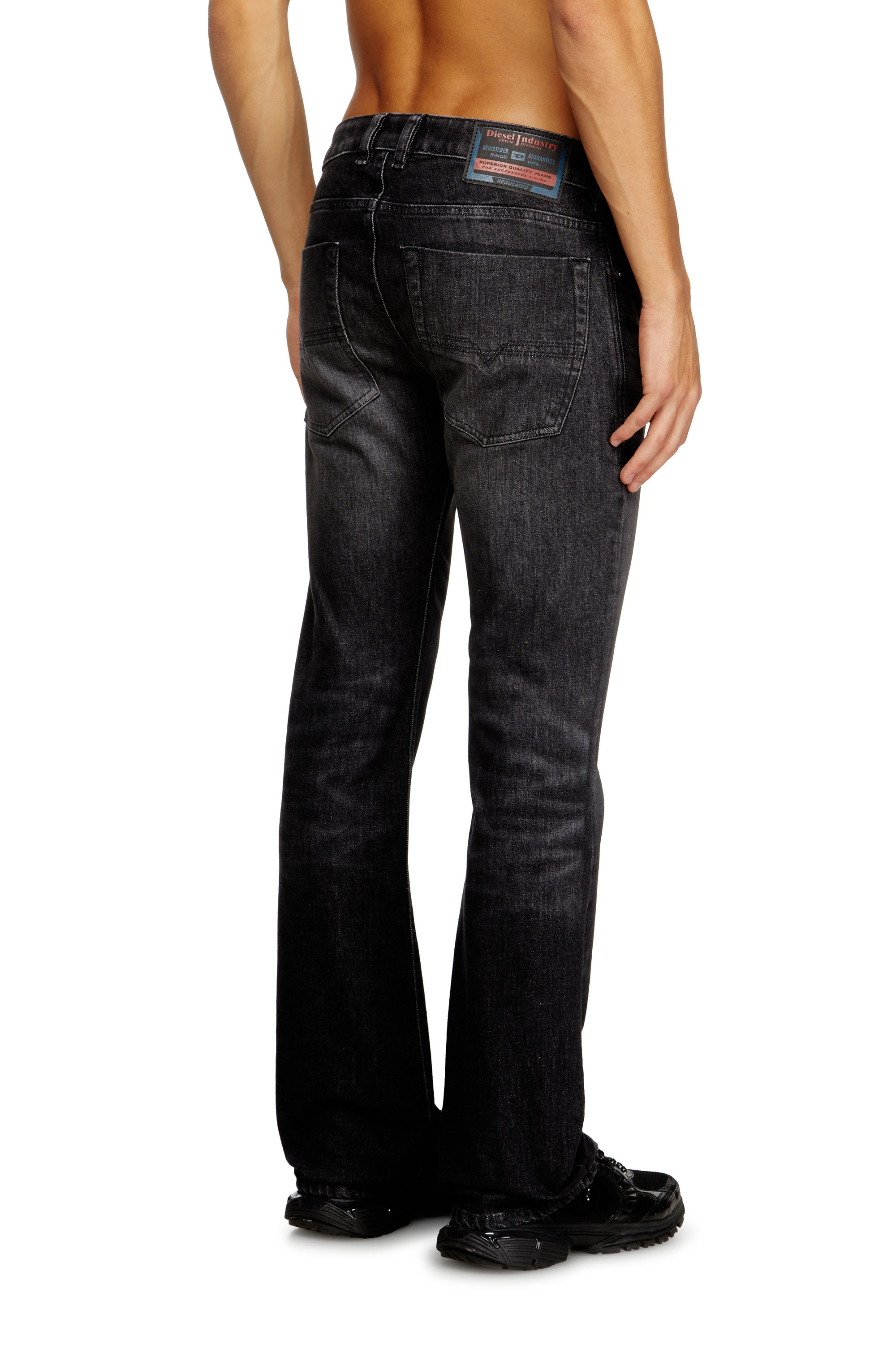 Diesel - Man's Bootcut Jeans 2007 Zatiny 09N48, Black/Dark grey - 4