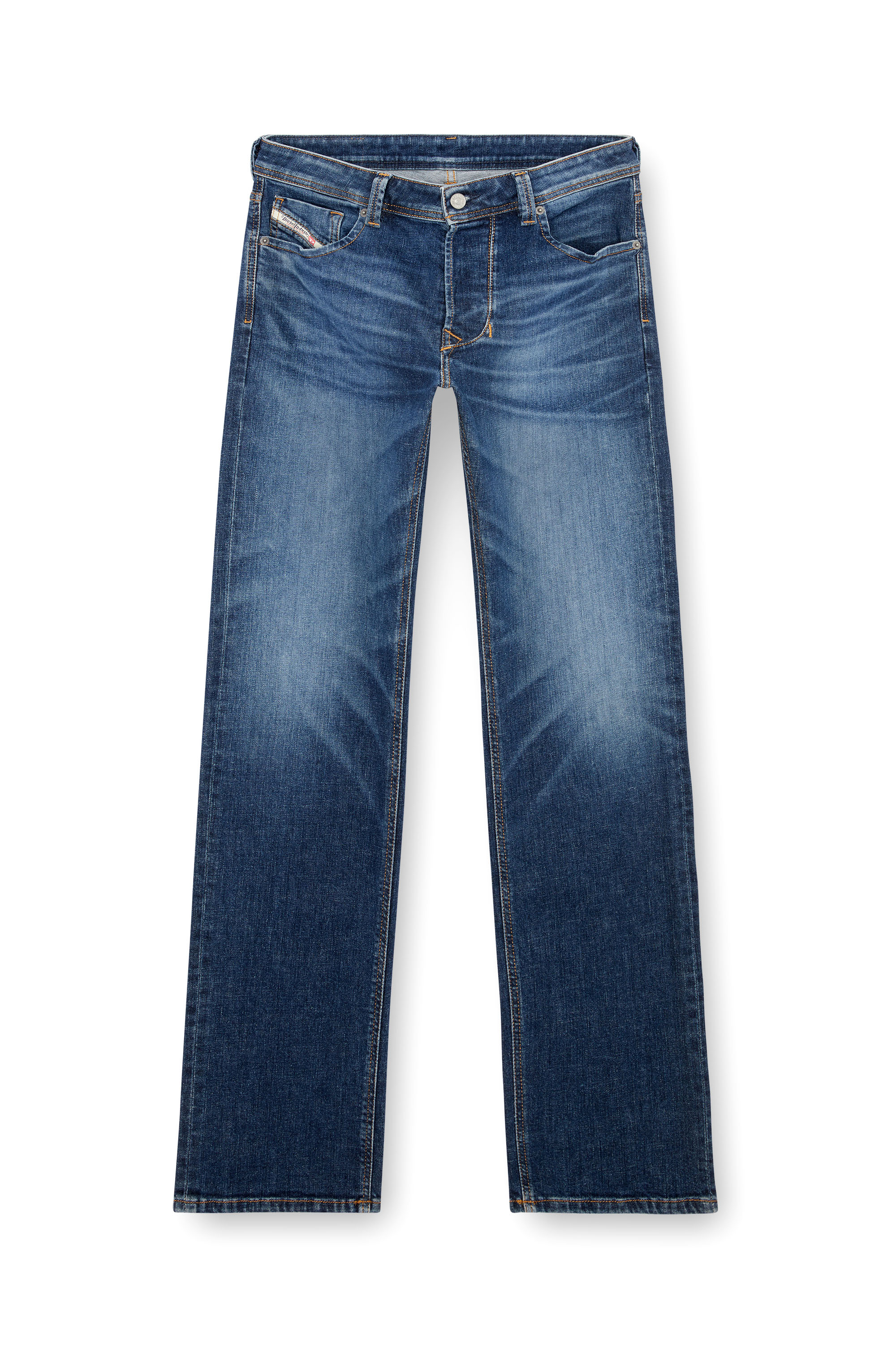 Regular Jeans 1985 Larkee 09J47, Dark Blue Diesel - Man's Regular Jeans 1985 Larkee 09J47, Dark Blue - 2