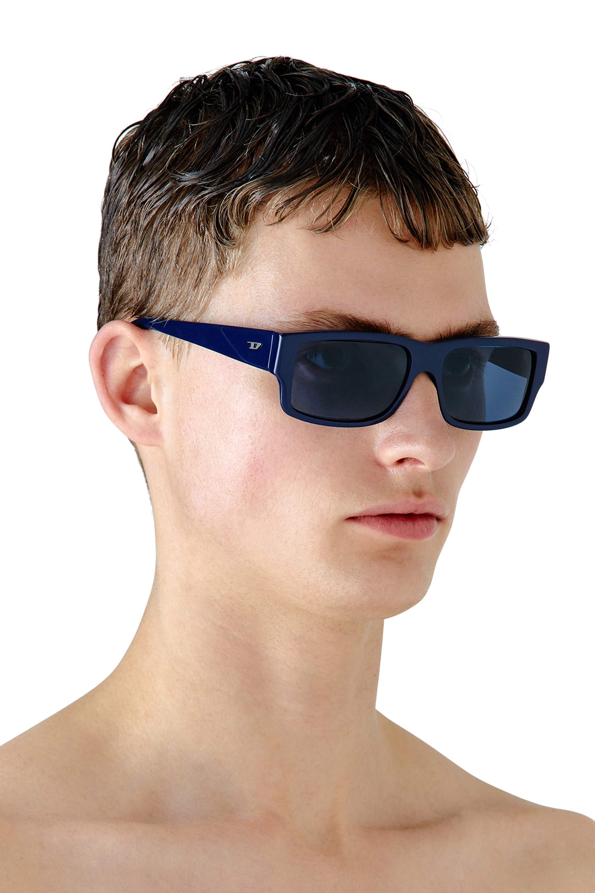 Diesel - 0DL2003, Man's Rectangle sunglasses in Blue - 5