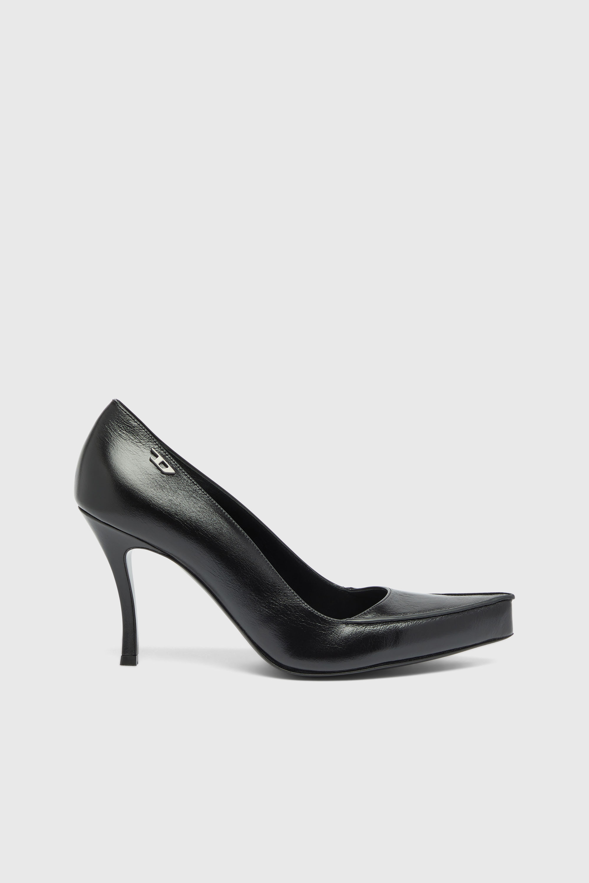 Diesel - D-LUCETTE-90-PUMP D, Woman's D-Lucette-Pumps in leather in Black - 2
