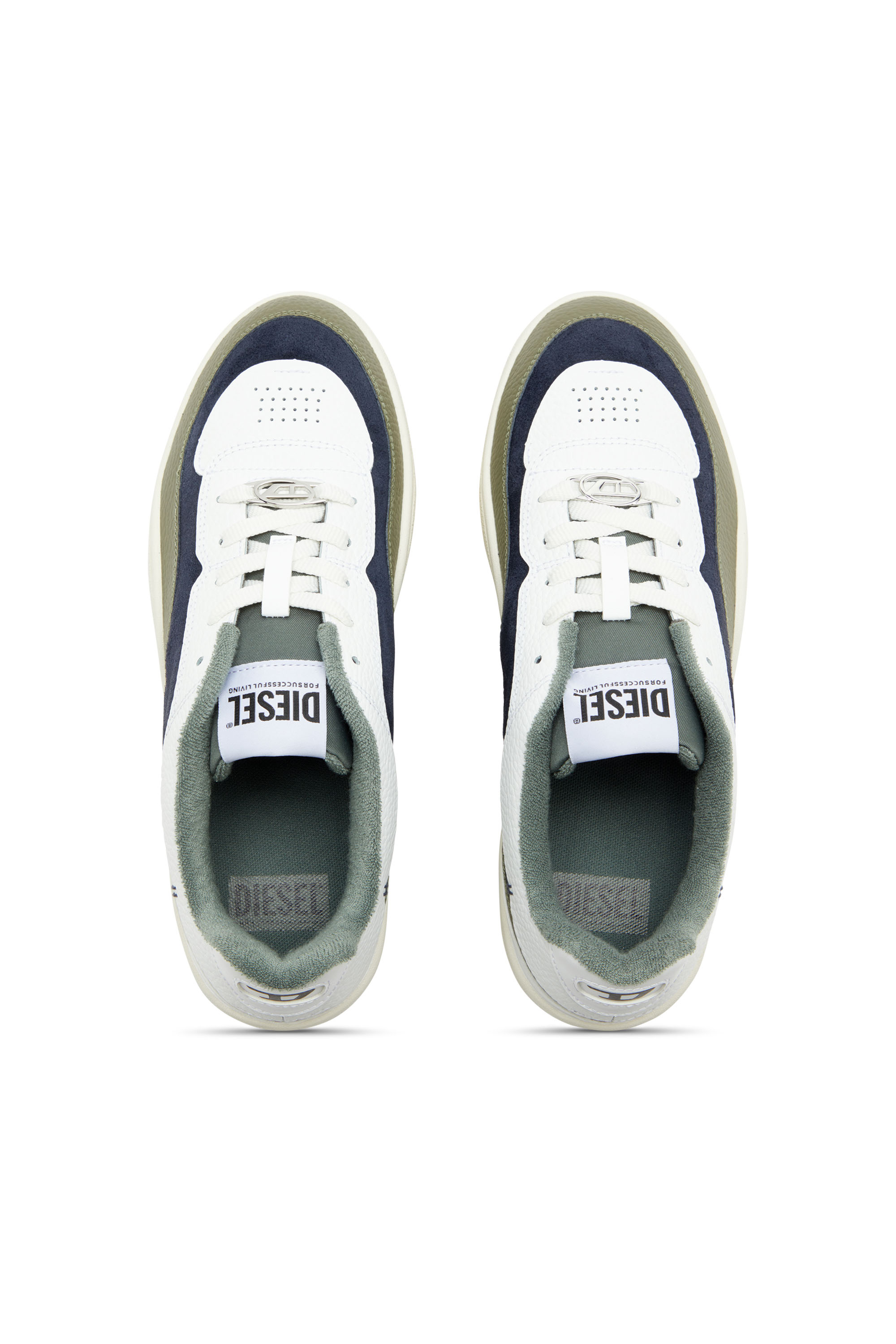 S-OVAL SKATE LOW, White/Green