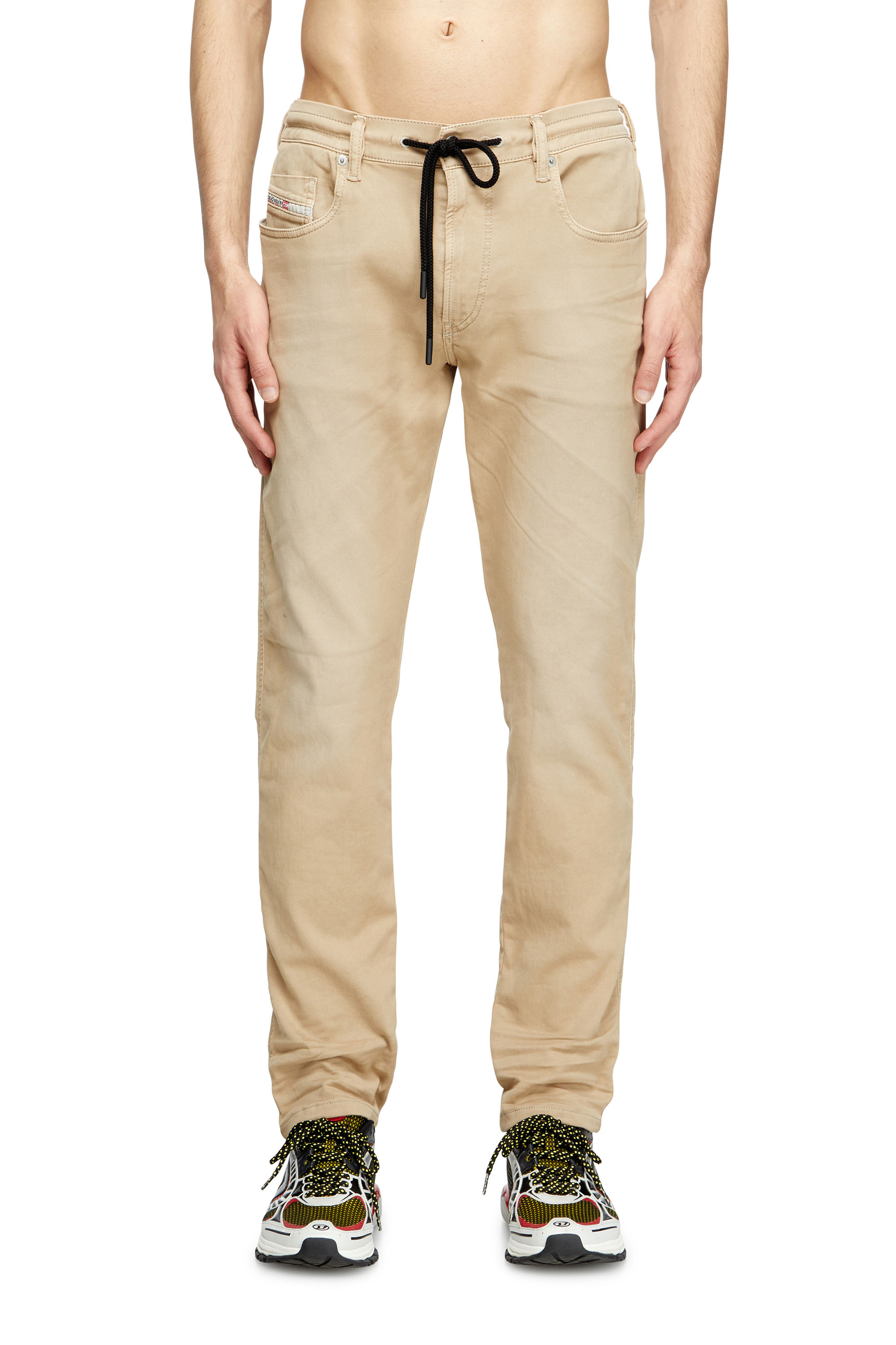 Diesel - Man's Slim 2062 D-Strukt Joggjeans® 0670M, Light Brown - 3