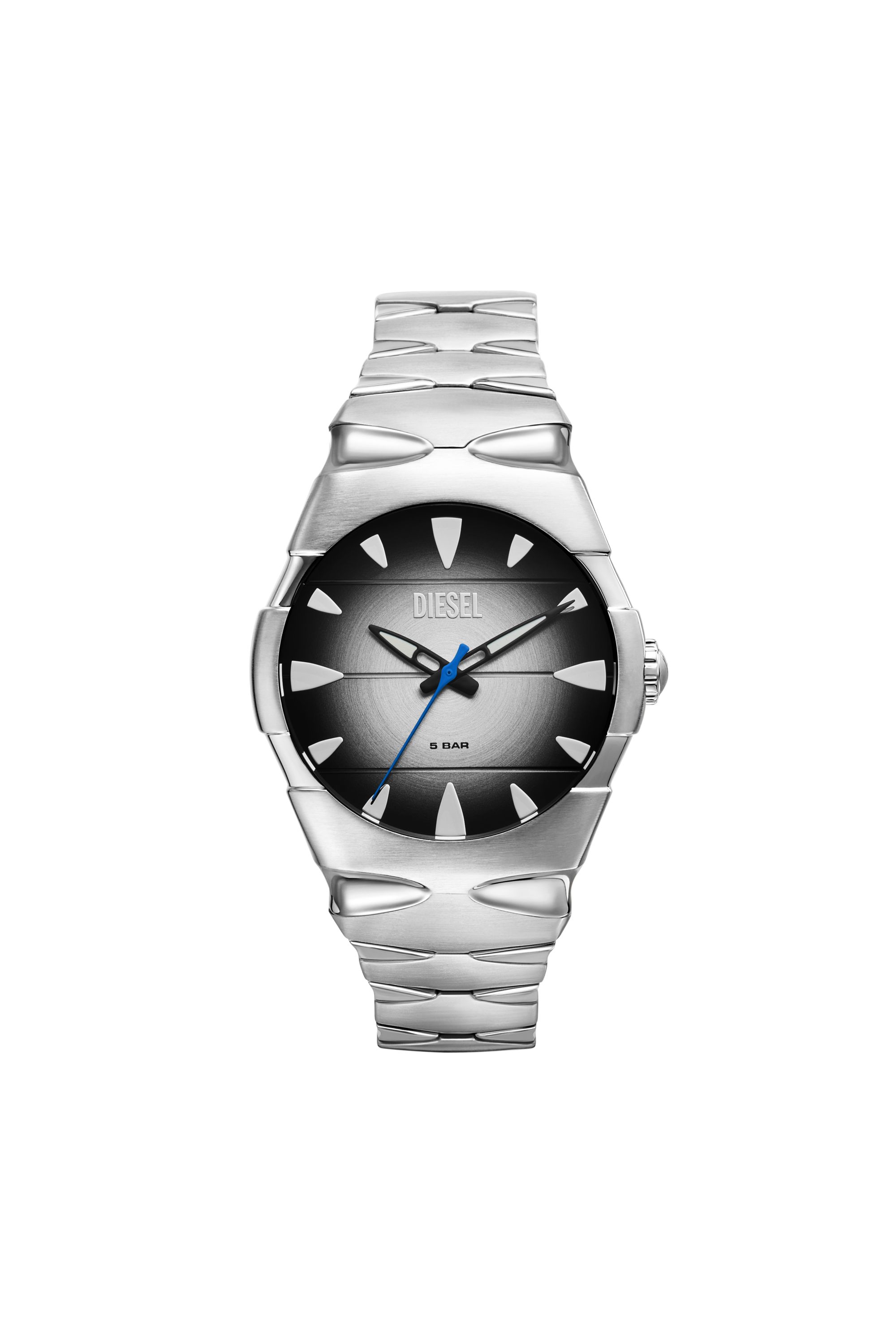 Diesel - DZ2224 WATCH, Man's D-Sruptor Three-Hand Stainless Steel Watch in Silver - 1