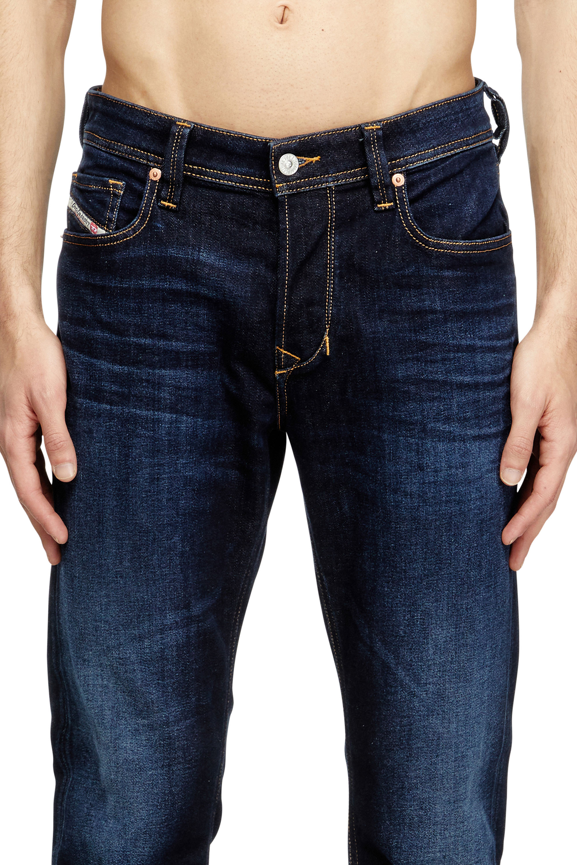 Diesel - Tapered Jeans 1986 Larkee-Beex 009ZS, Dark Blue - Image 3