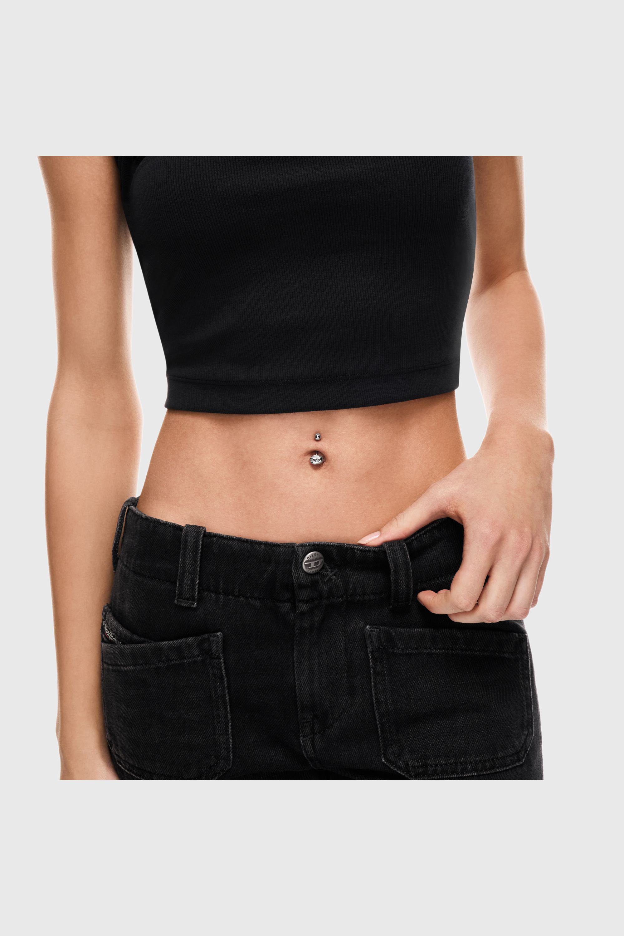 Diesel - DX1698040 JEWELLERY, Unisex's Stainless steel navel body jewelry in Silver - 4