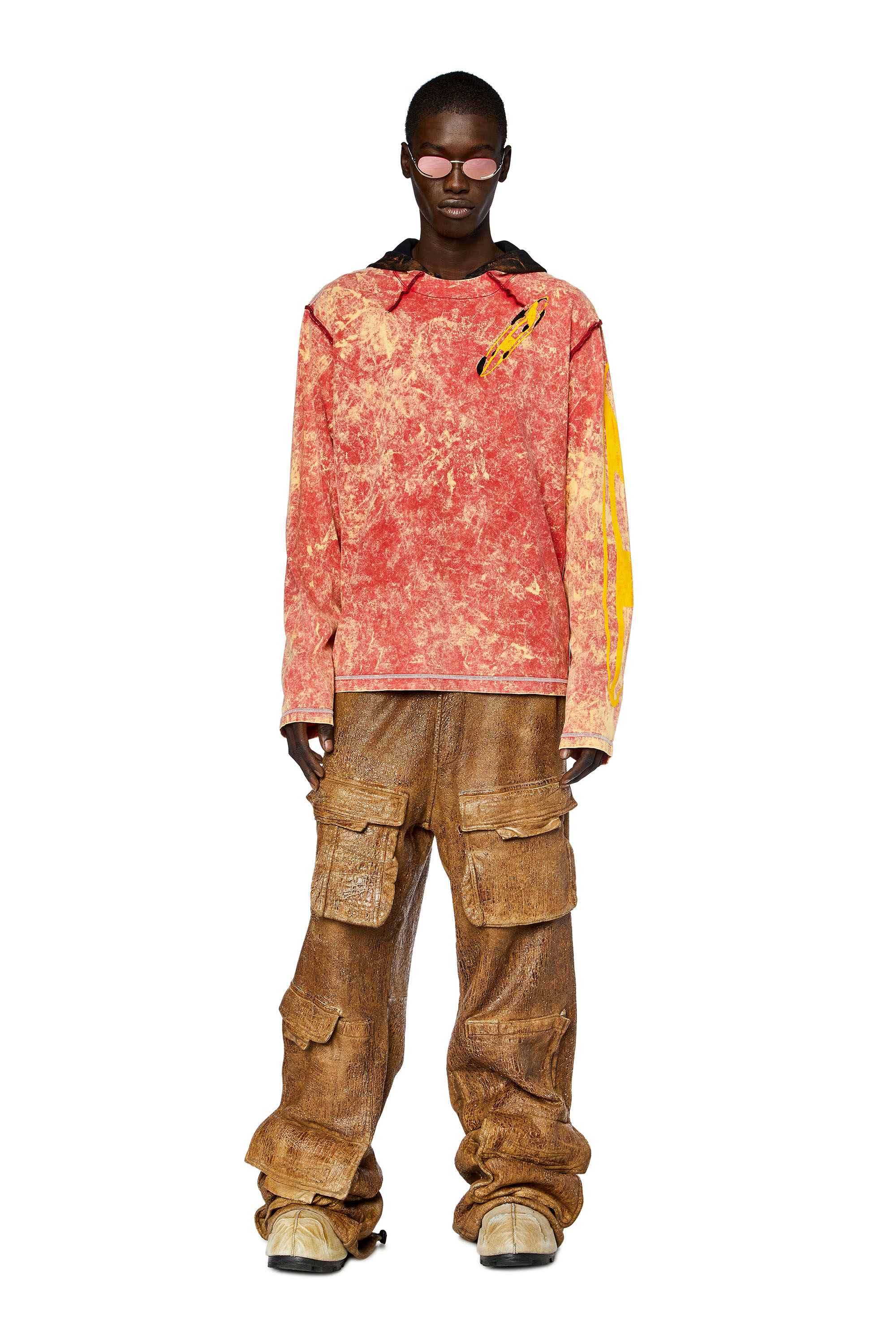 Diesel - T-CRAMIVOLKK-LS, Red - Image 4