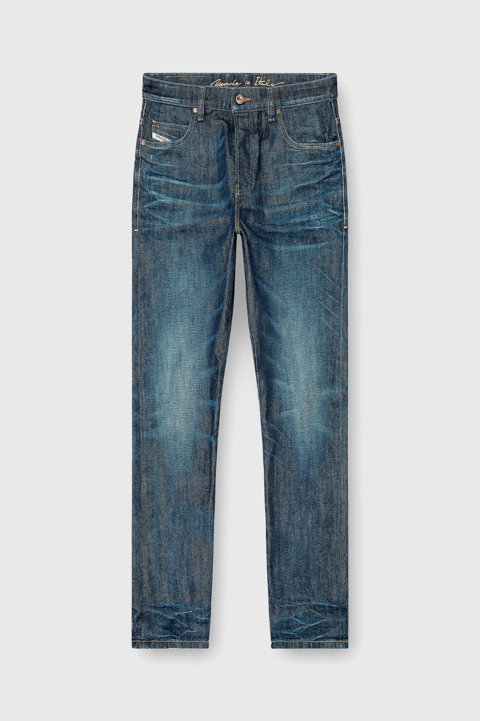 Diesel - Man's Slim Jeans 1993 D-Vyl 09Q04, Dark Blue - 6