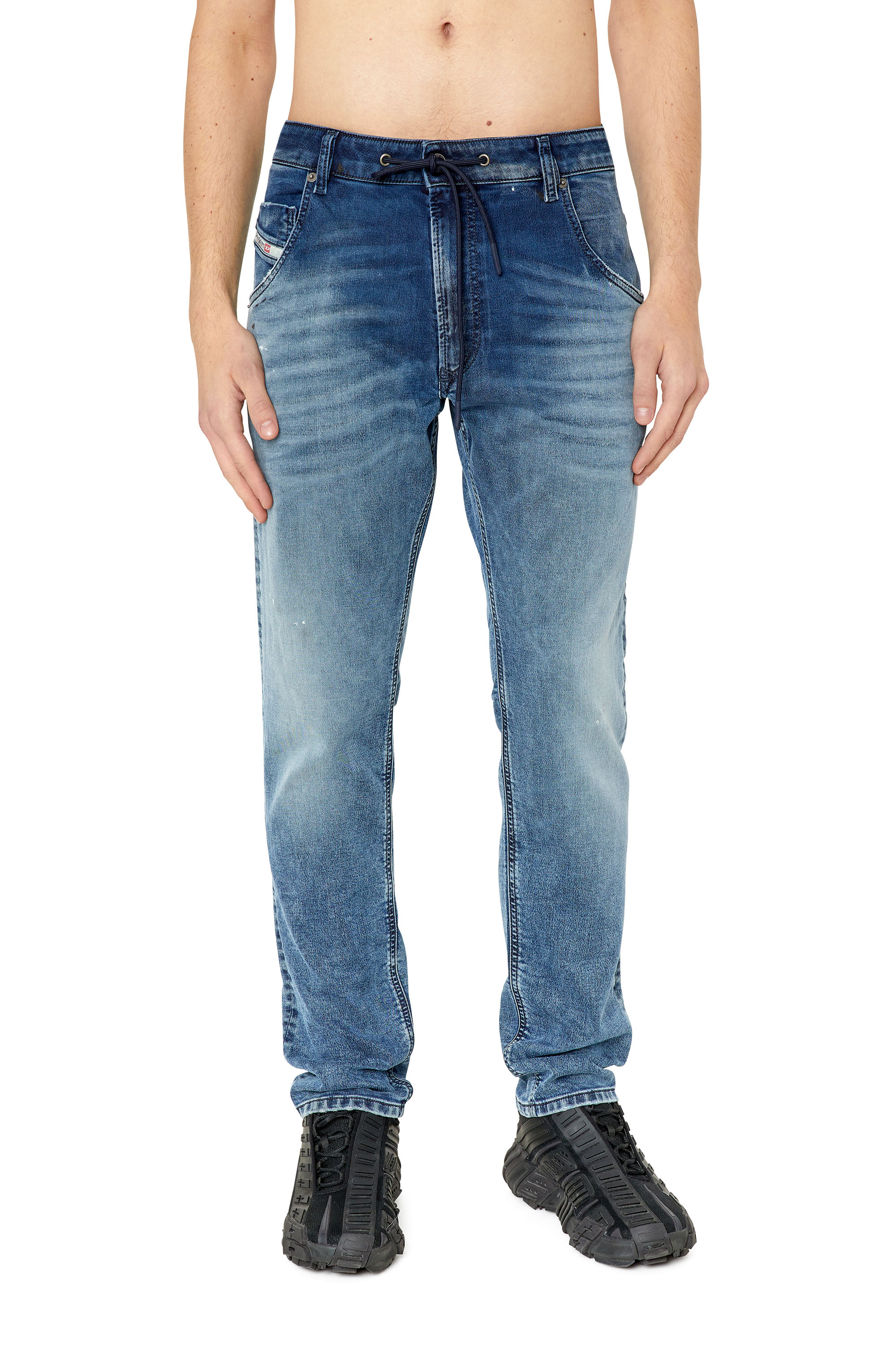 Diesel - Tapered Krooley JoggJeans® 068CS, Medium blue - Image 1
